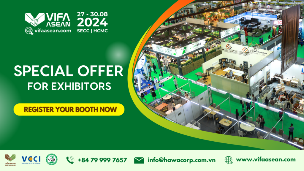 Special offer for exhibitor book the booth